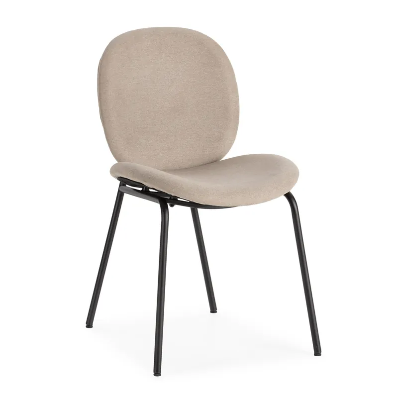 Silla Cori color beige - Sillas