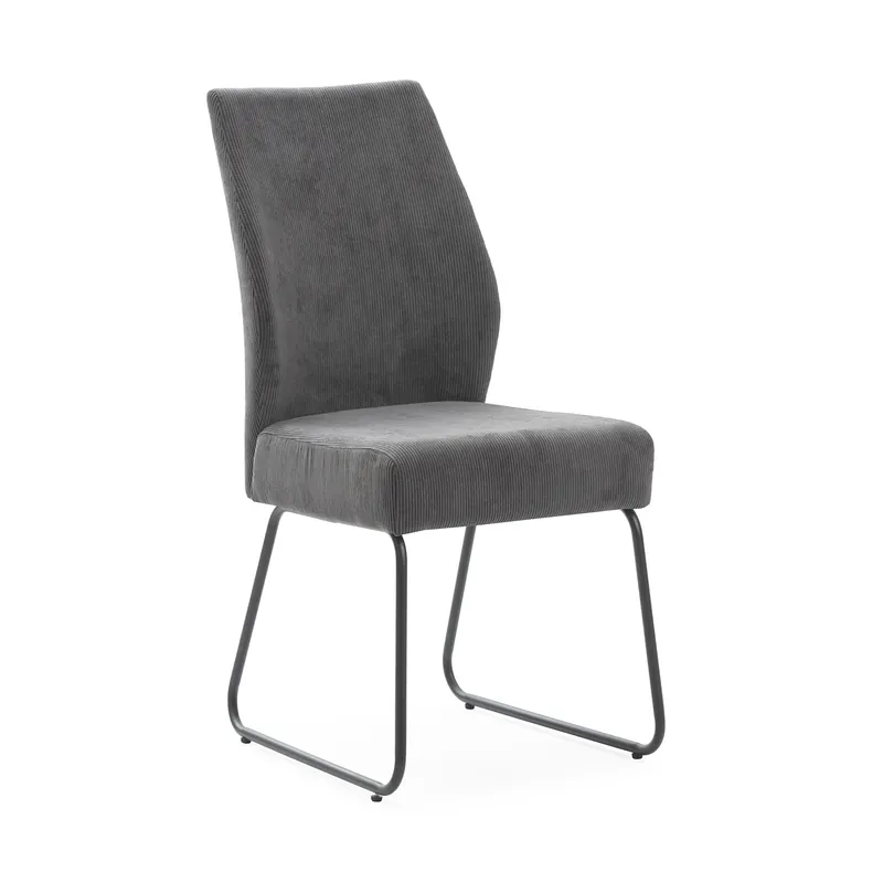 Silla Alan color gris antracita - Sillas