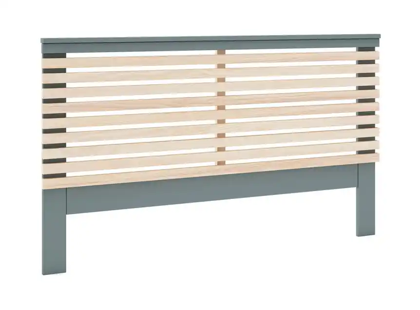 Cabezal Pisco madera verde kaki natural 160 cm - Cabeceros
