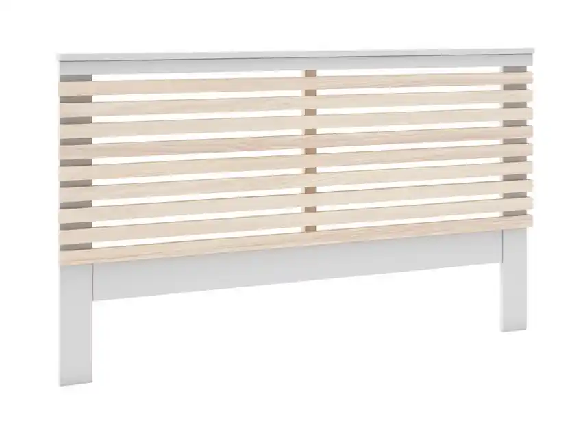 Cabezal Campus madera blanco natural 160 cm - Cabeceros