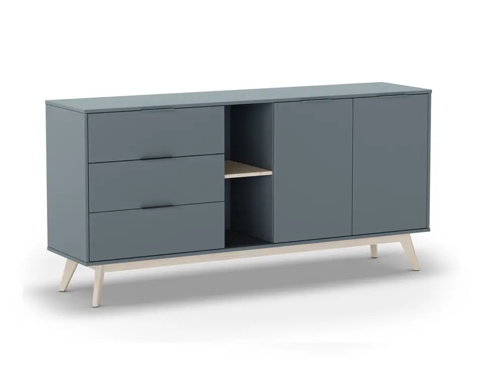 Aparador Pisco madera verde kaki 165 cm - Aparadores