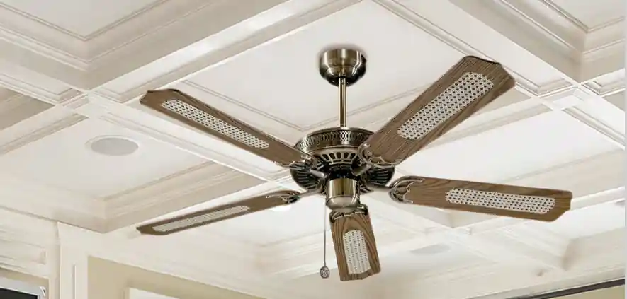 Ventilador de techo Cook madera roble - Ventiladores de Techo