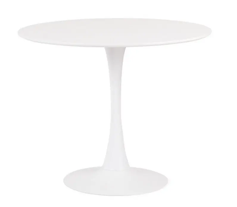 Mesa tulip redonda lacada blanco 90 cm - Mesas de cocina