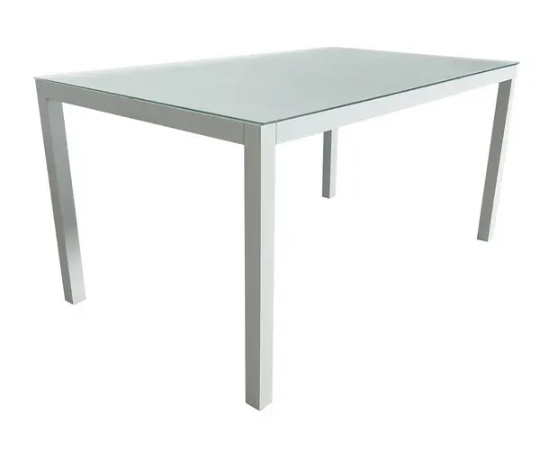 Mesa terraza cuadrada aluminio antracita benidorm 150×90 - Mesas de alumnio
