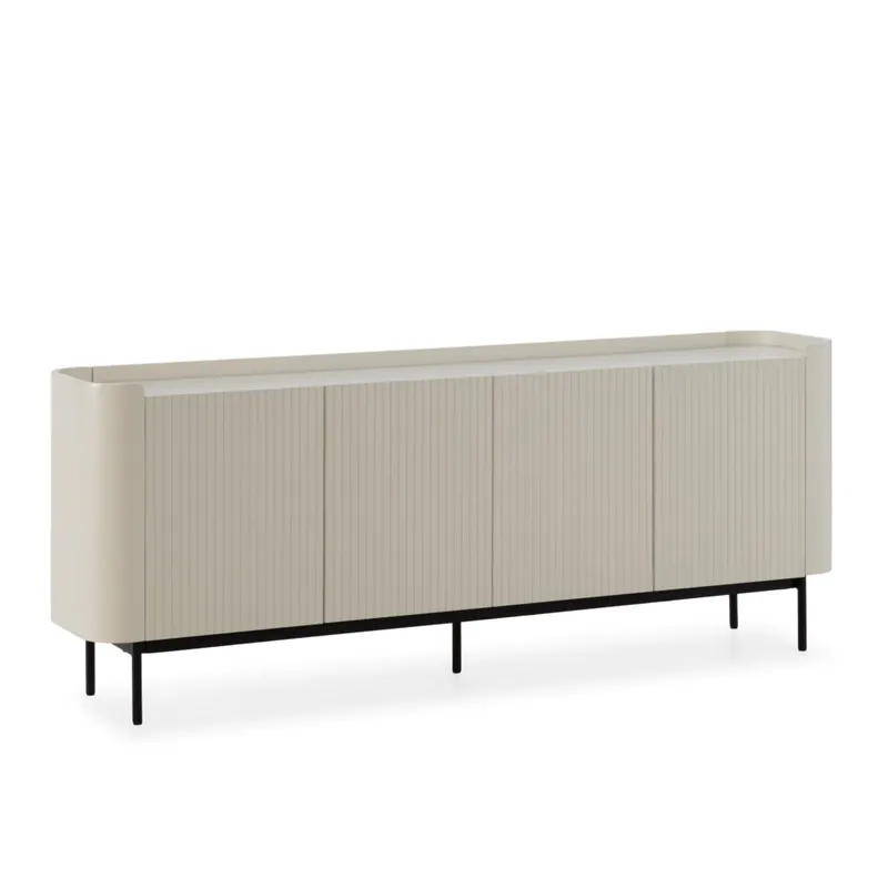 Aparador 4 puertas crema WILLA 200 cm - Aparadores