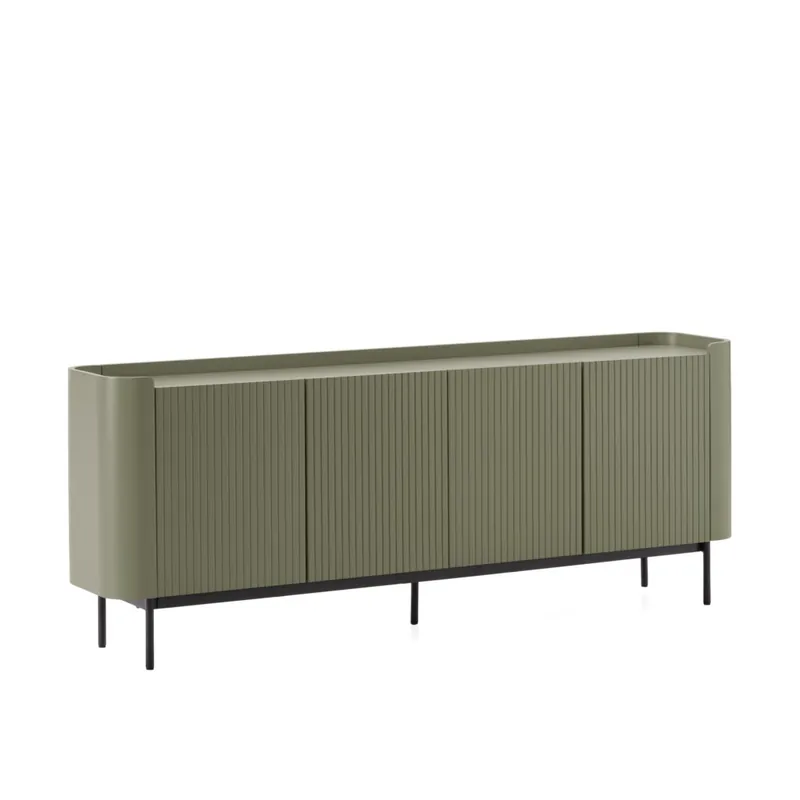 Aparador 4 puertas verde WILLA 200 cm - Aparadores