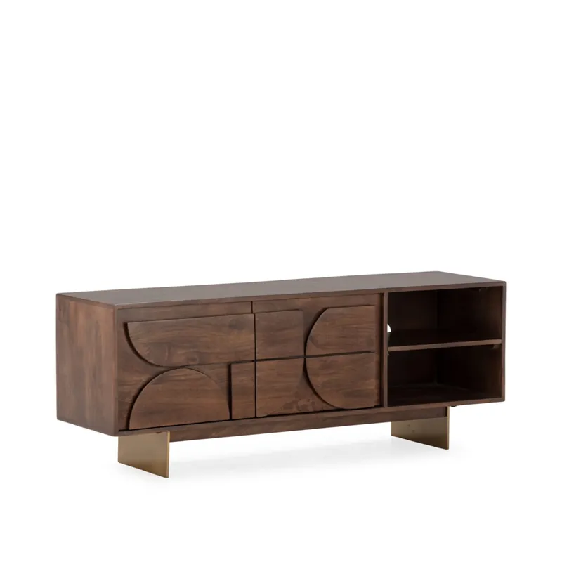 Mueble TV TRISHA 2 puertas 145 cm
