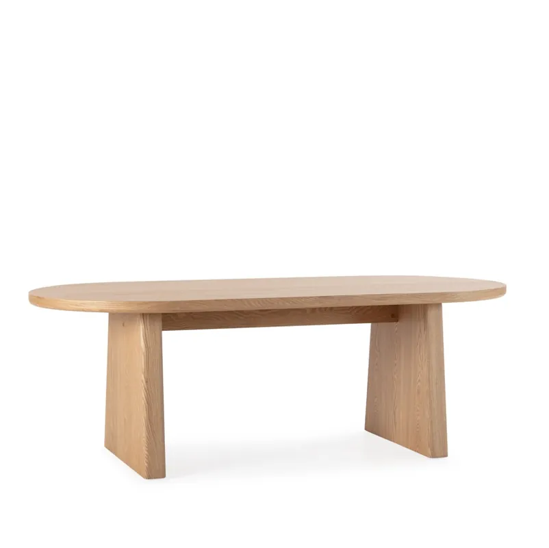 Mesa BLAIR fresno natural 220×100 cm - Mesas de comedor
