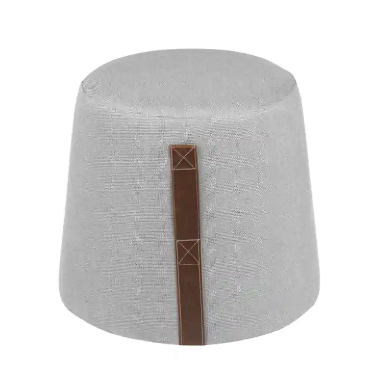 Puff Martin tela gris - Puffs