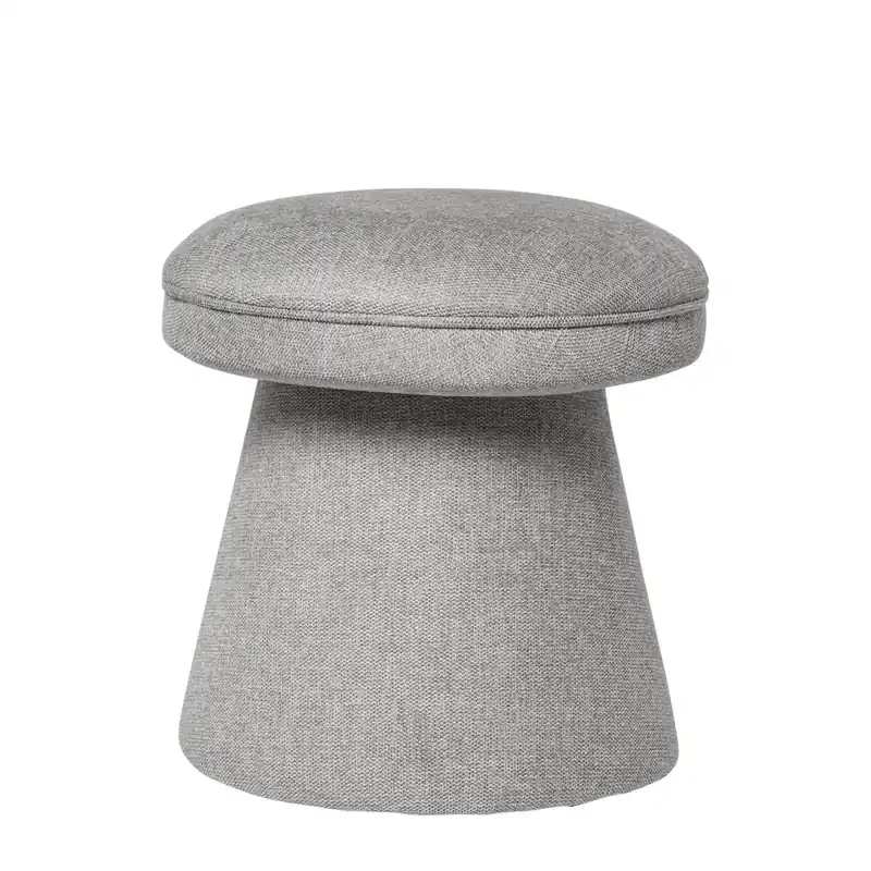 Puff Albin tapizado gris - Puffs