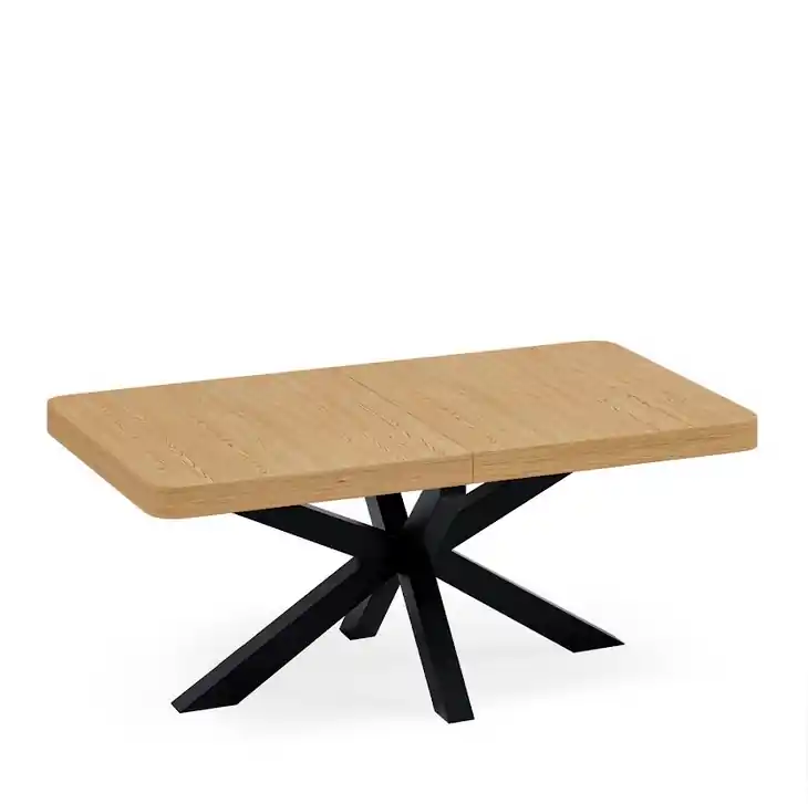 Mesa extensible GLADYS roble negro 140-200×90 cm