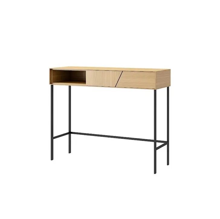 Consola recibidor siena negro roble 100 cm - Consolas