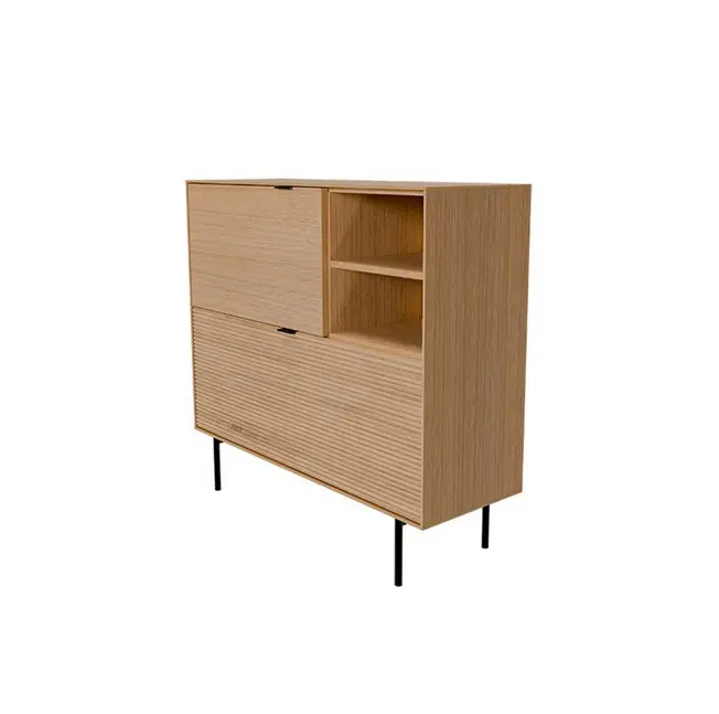 Consola recibidor zapatero tulsa Roble - Zapateros