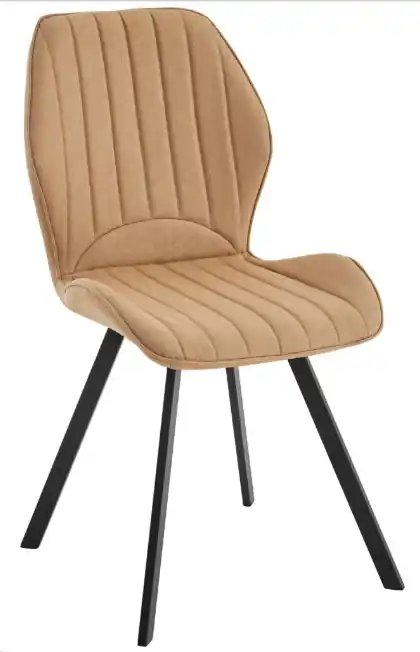 Pack de 4 sillas Delaware marrón canela 48x55x91cm