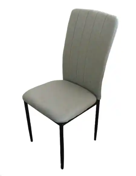 Pack de 4 sillas Trenton gris ceniza 52.5×42.5×96.5cm