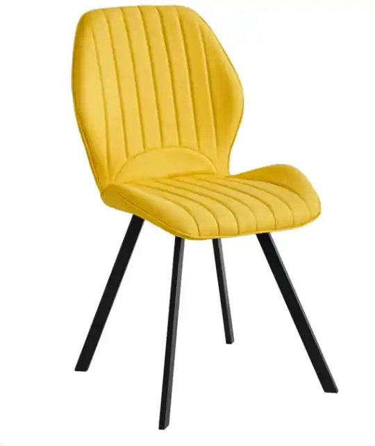Pack de 4 sillas Delaware mostaza 48x55x91cm