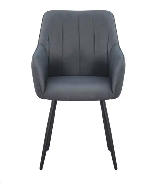Pack de 2 sillas Monroe gris 77x64x52cm
