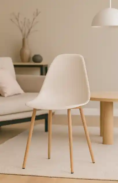 Pack de 4 sillas Atlantic beige 51×45.5x84cm