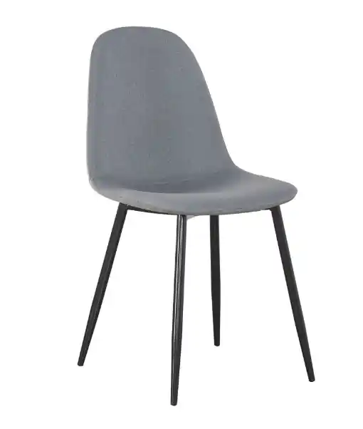 Pack de 4 sillas James gris 54.5x45x88cm
