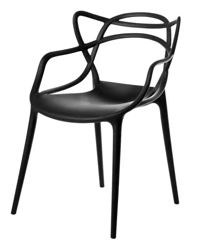 Silla Victoria polipropileno negro - Sillas