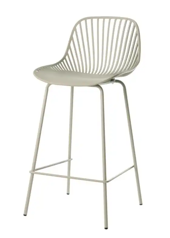 Taburete Peyton polipropileno menta 65,5 cm - Taburetes hosteleria