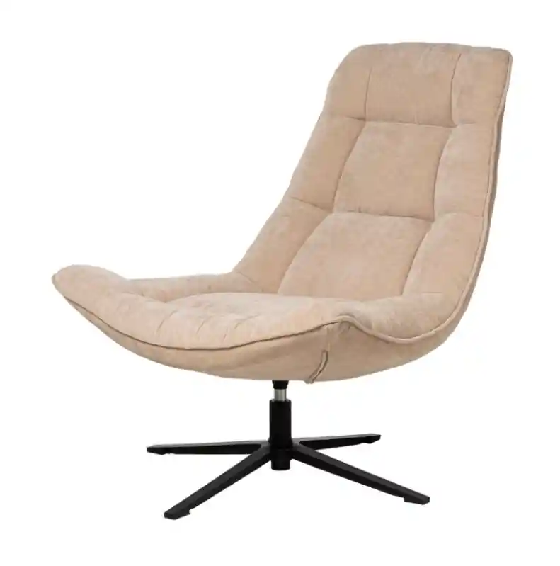 Butaca giratoria Parma beige - Sillones butacas divanes