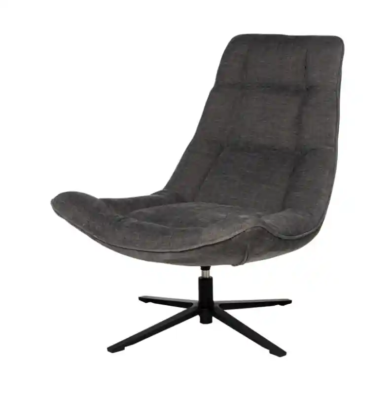 Butaca giratoria Parma gris oscuro - Sillones butacas divanes