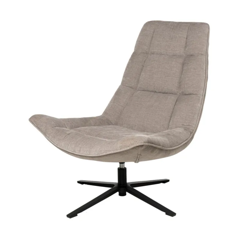 Butaca giratoria Parma gris claro - Sillones butacas divanes