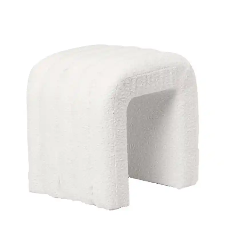 Puf EDY borreguito blanco - Puffs