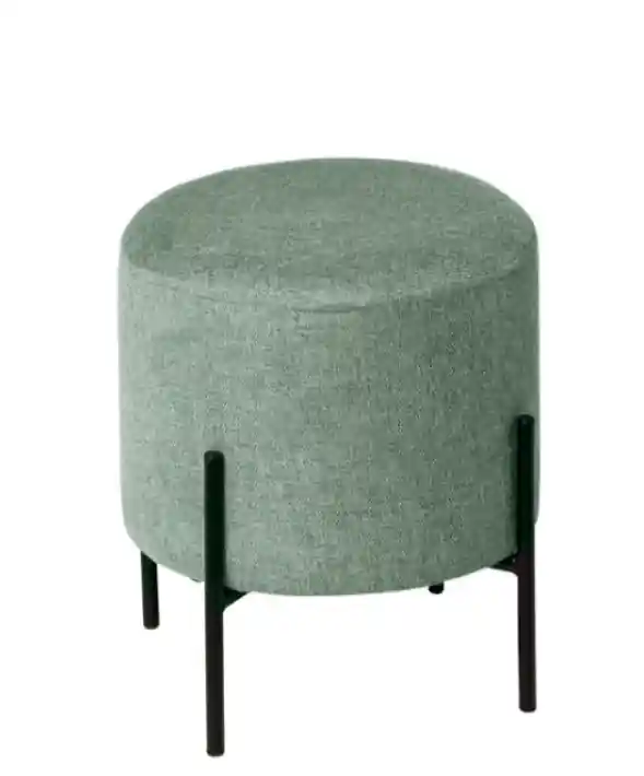 Puff Herman tapizado menta con patas - Puffs