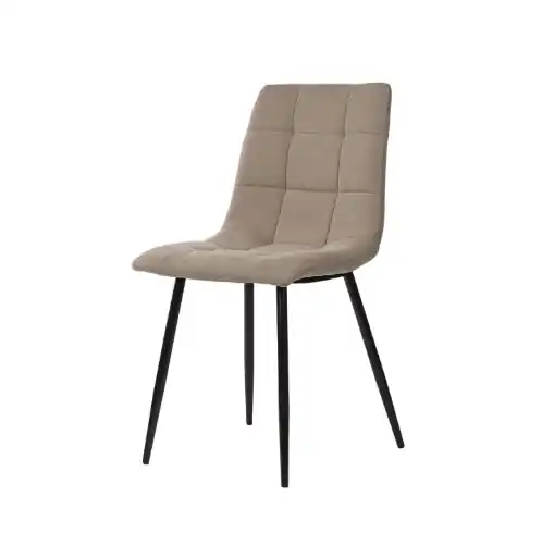 Silla Bimba tela color taupe - Sillas