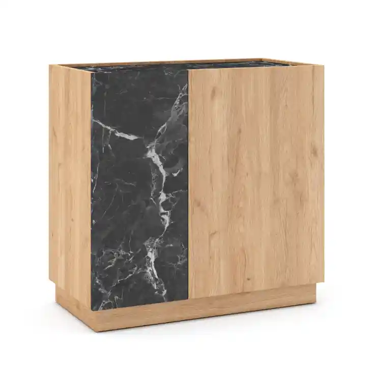 Mueble auxiliar Dione sepet marmol lotus 80x78cm - Aparadores