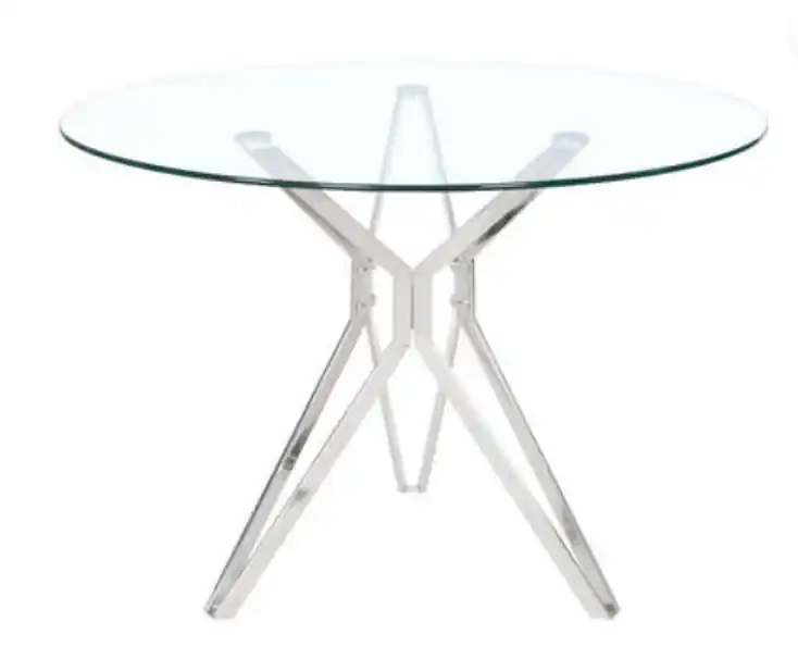 Mesa comedor Live acero redonda 110cm - Mesas de comedor