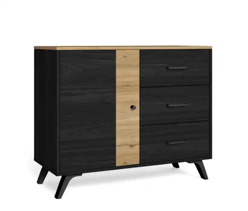 Mueble auxiliar Texas bocamina natural 92x81cm - Aparadores
