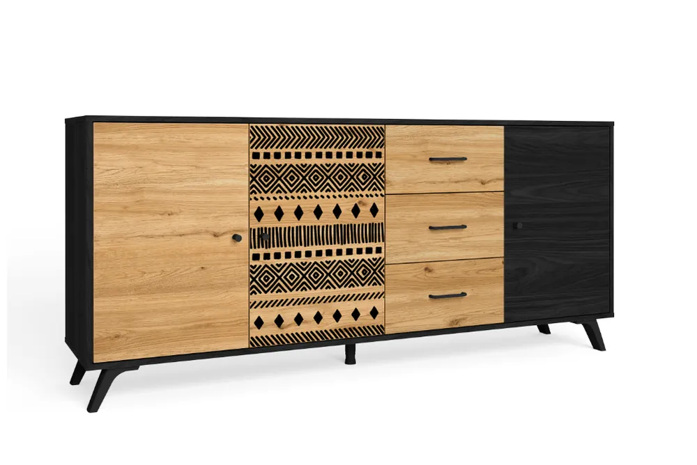 Aparador Africa bocamina natural 180x40cm - Aparadores