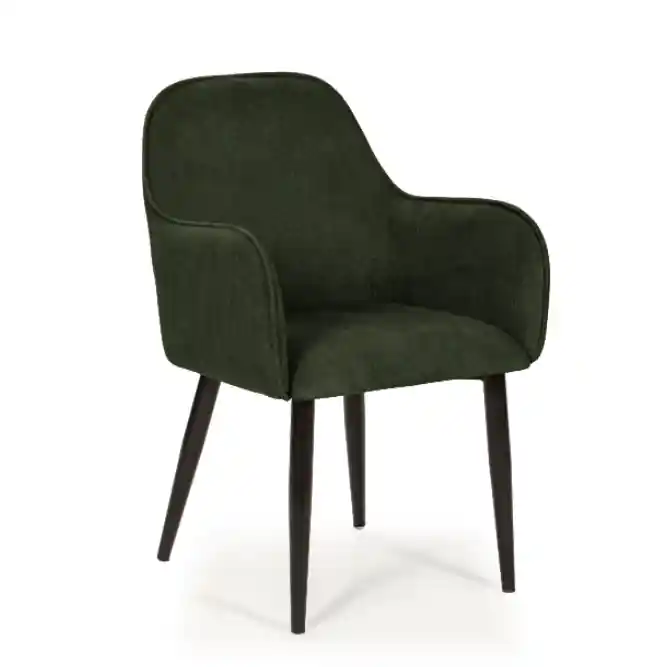 Sillon Aude tela de pana color verde - Sillones butacas divanes