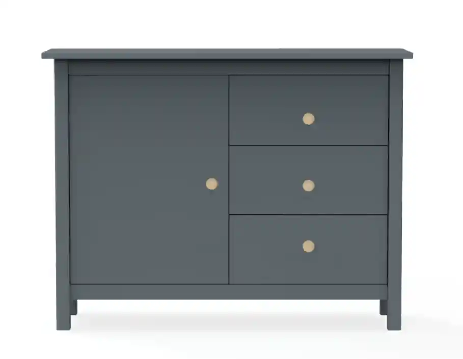 Comoda Max madera de pino verde 90 cm - Comodas Sinfonier