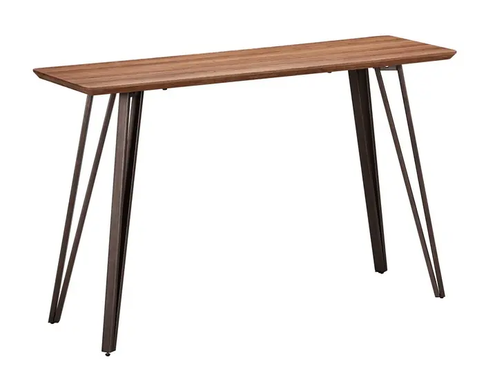 Consola Candi roble envejecido hierro 120×40 - Consolas
