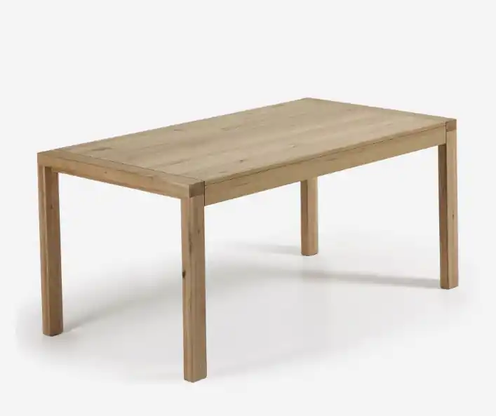 Mesa extensible Luca chapa de roble natural 180(230)x90cm - Mesas de comedor