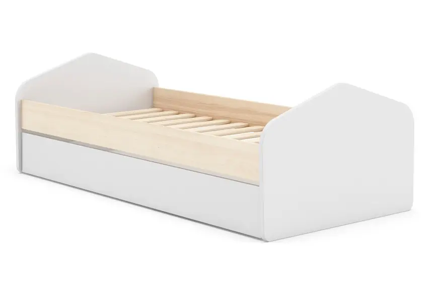 Cama Estefania cera blanca con cajon 90×190/200 cm - Camas y canapes