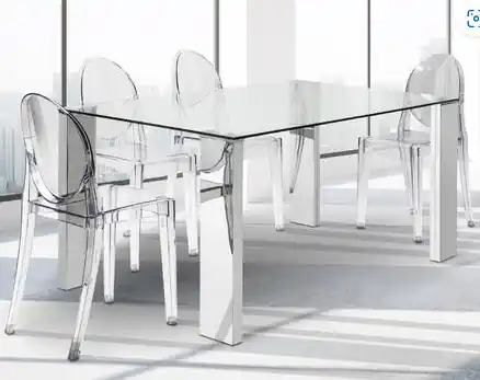 Mesa comedor mod. Salino metal 150x90x76cm - Mesas de comedor