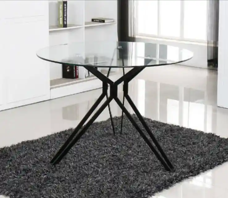 Mesa comedor mod. Live negro redonda 110cm - Mesas de comedor