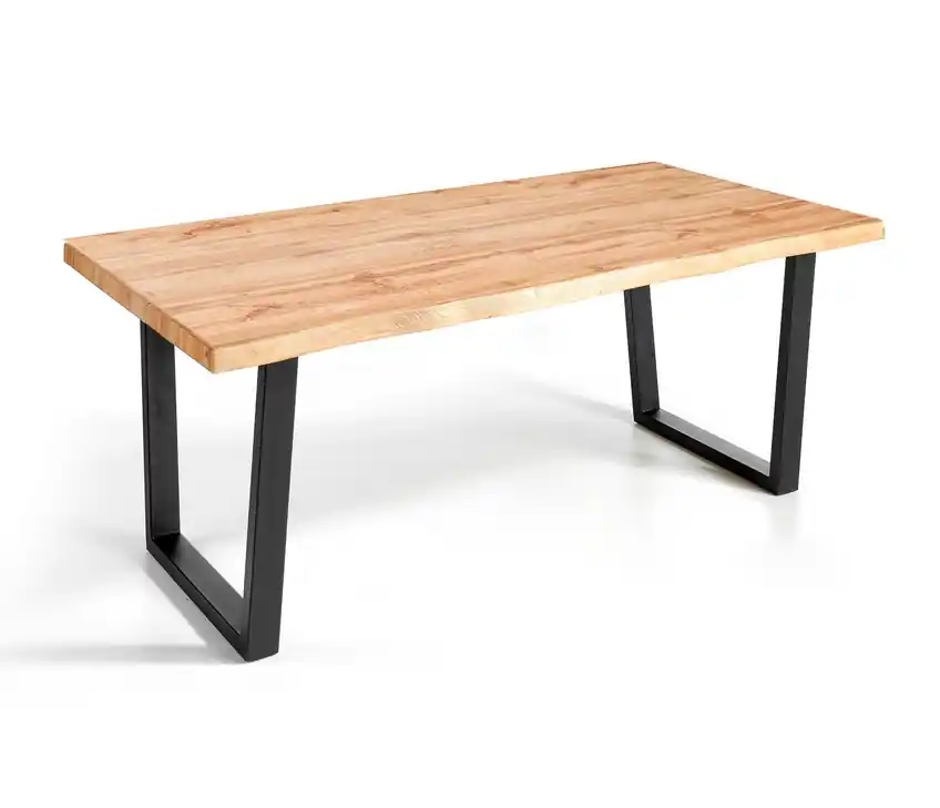 Mesa roble rustico canada 200×100 - Mesas de comedor