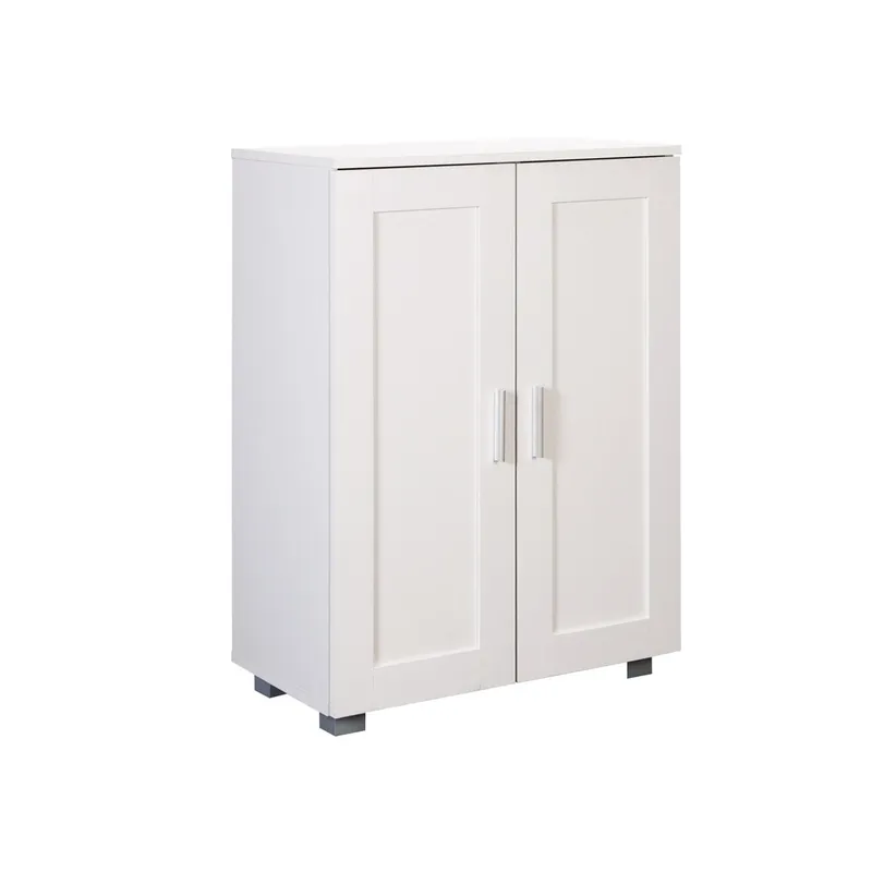 Zapatero blanco Nepal 2 puertas 60x33x84cm - Zapateros