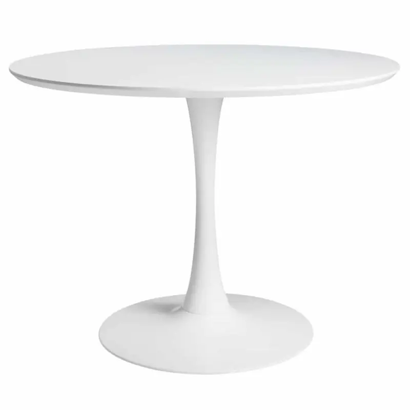 Mesa tulip redonda lacada blanco 120 - Mesas de cocina