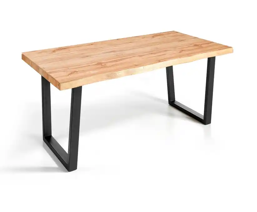 Mesa roble rustico canada 160×90 - Mesas de comedor
