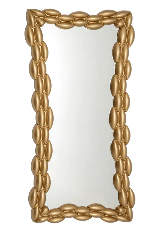 Espejo vestidor ovalos entrelazados dorado 170×80 cm - Espejos
