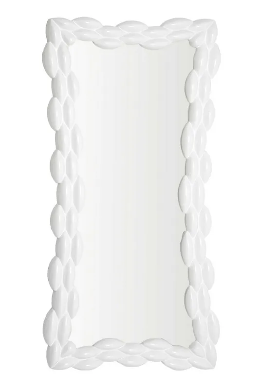 Espejo vestidor ovalos entrelazados blanco 170×80 cm - Espejos
