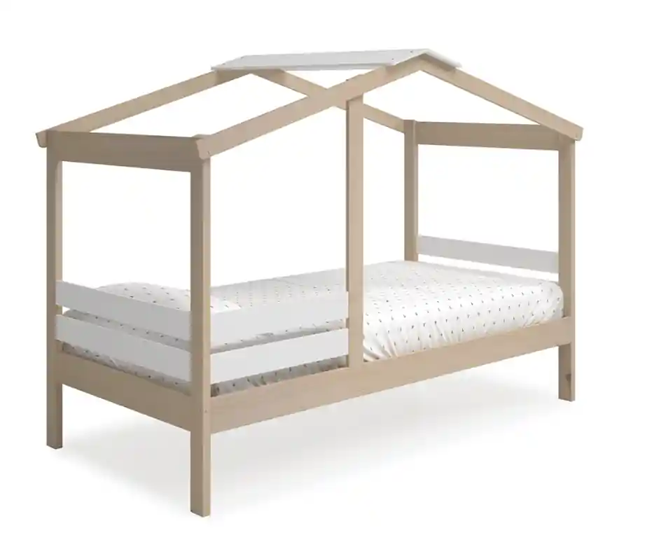 Cama cabaña Angel en blanco 90x190cm - Camas y canapes