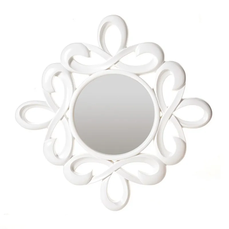 Espejo Lys blanco brillo 100×100 cm - Espejos
